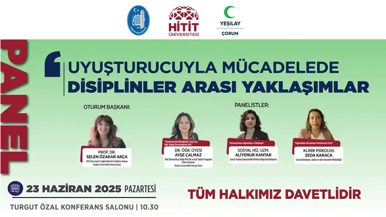 Uyuşturucuyla Mücadele Paneli Yapılacak