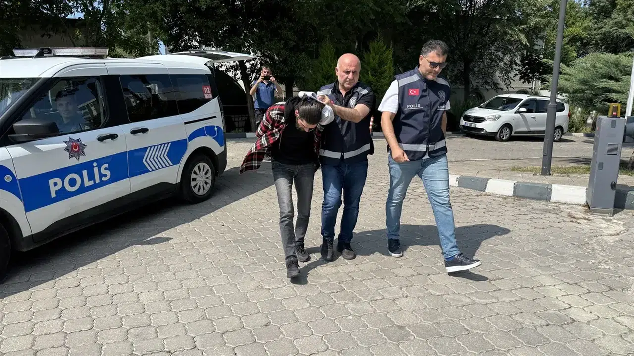Samsun'da tartıştığı kız arkadaşını darbeden şüpheli yakalandı