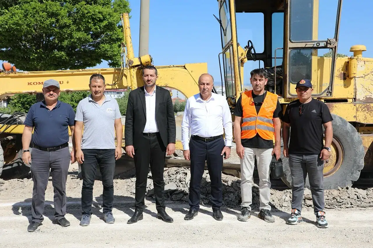 Alaca’da Hoca Ahmet Yesevi Caddesi Yenileniyor