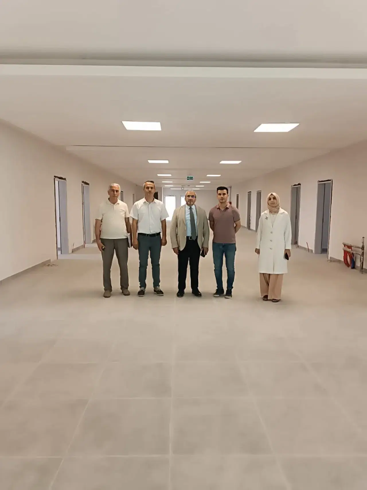 Okul Pansiyonundaki Onarım Çalışmalarını İncelediler