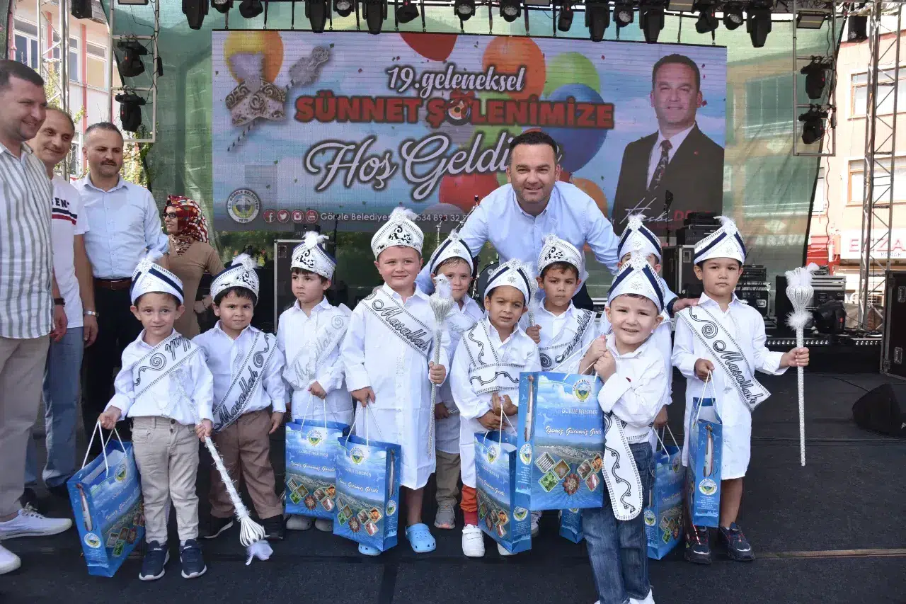 Görele'de sünnet şöleni düzenlendi