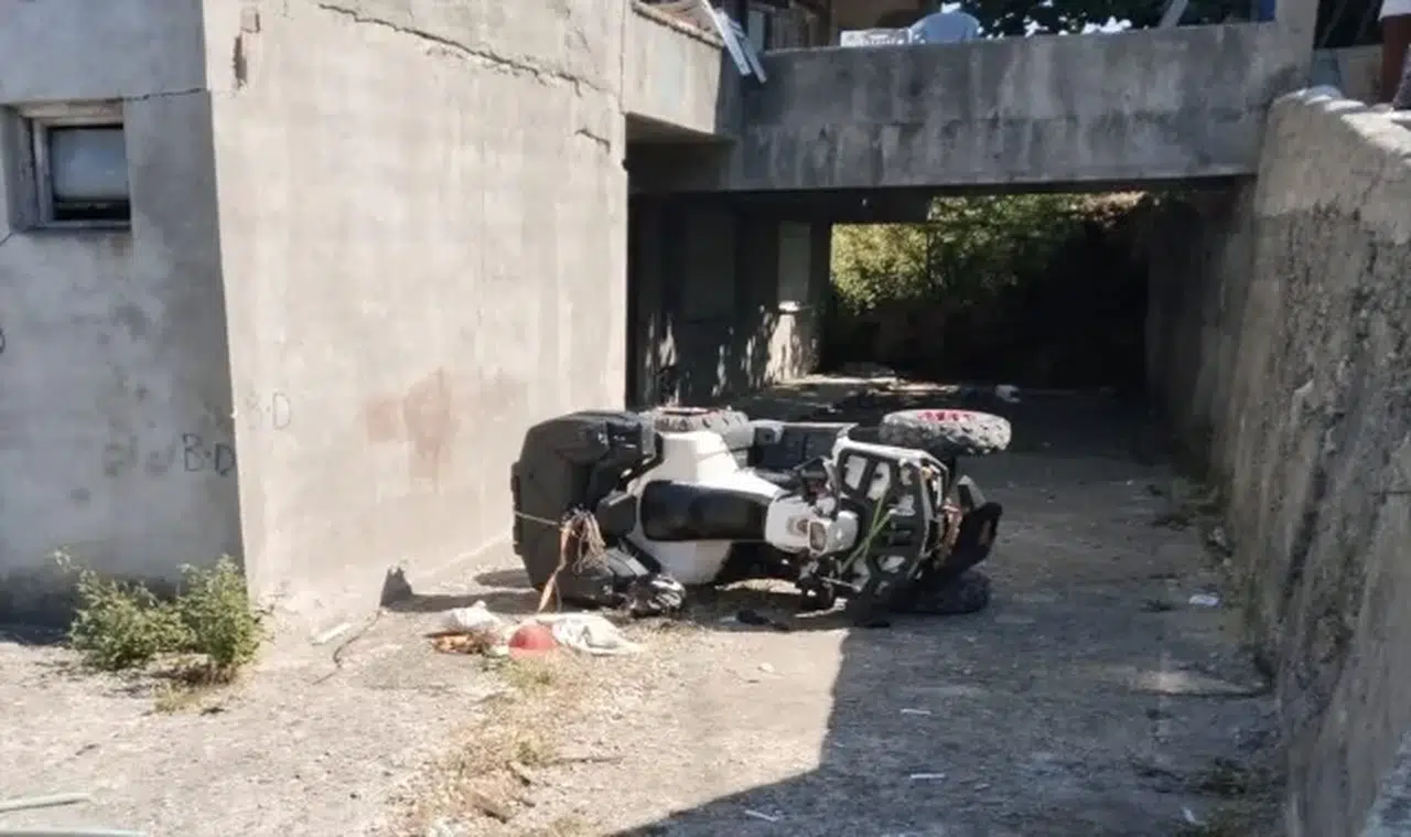 Türkeli'de motosikletin devrildiği kazada bir kişi yaralandı