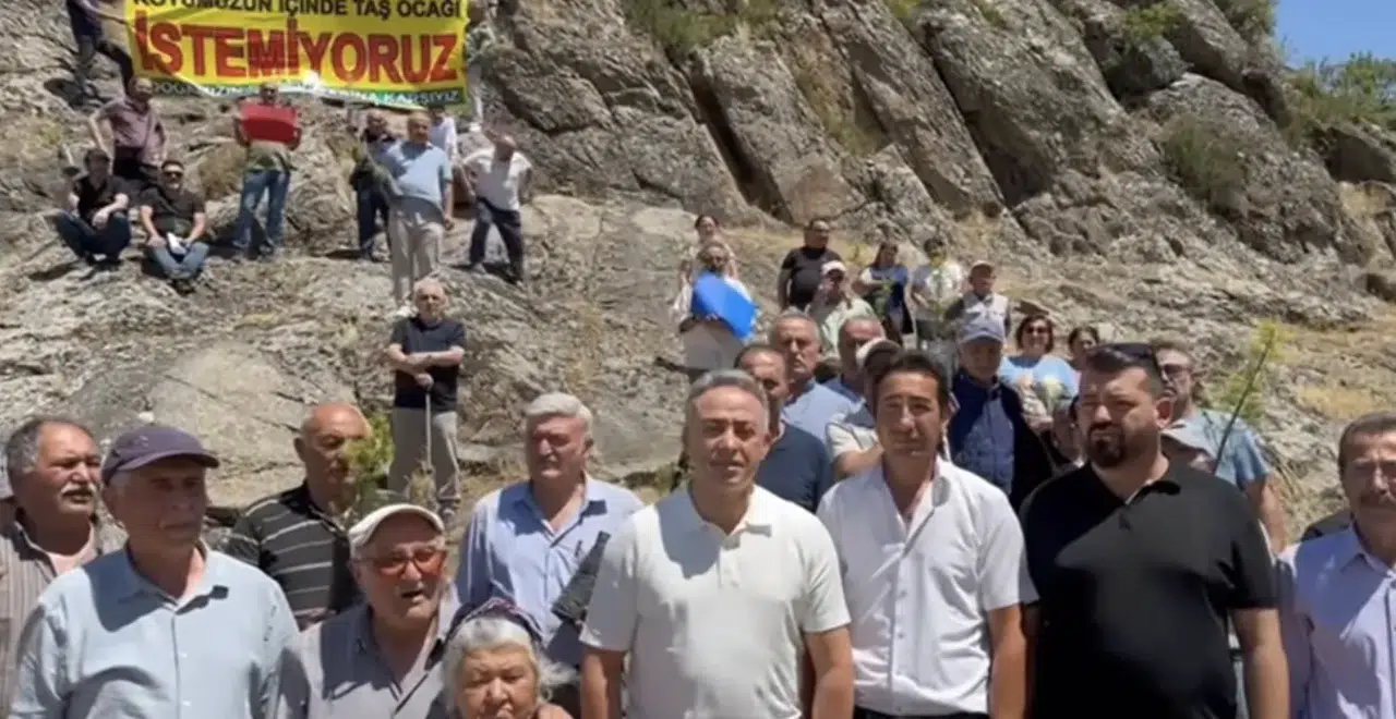 Karakaya Köyündeki Protestolara Destek