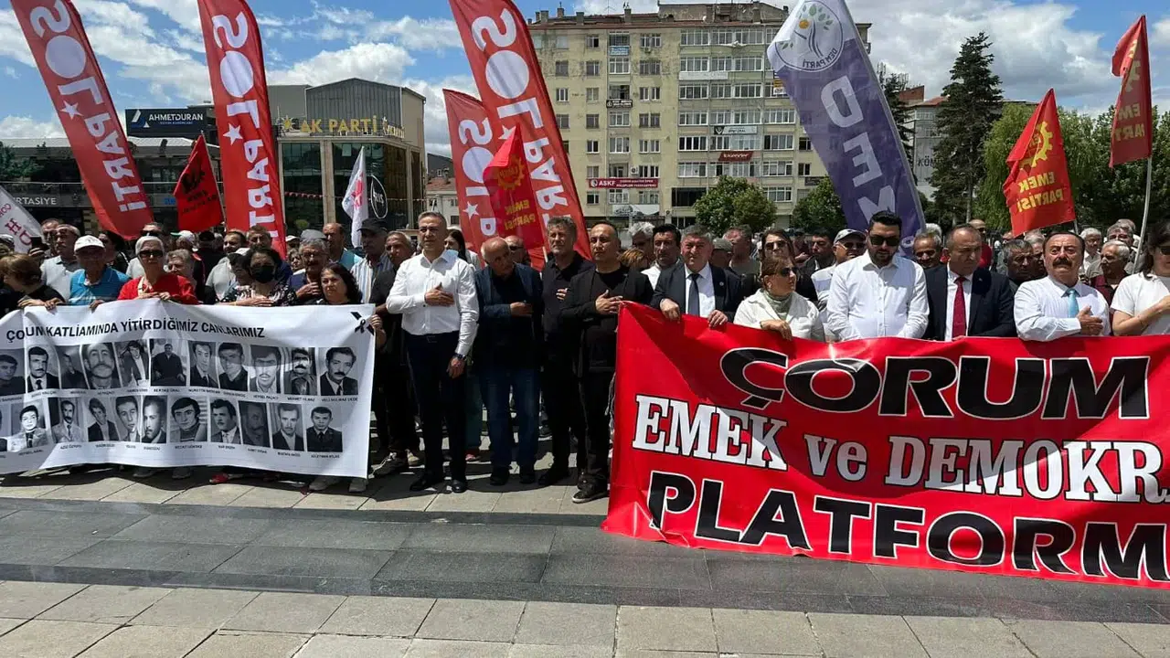 Tahtasız, Çorum Olayları Anma Töreninde