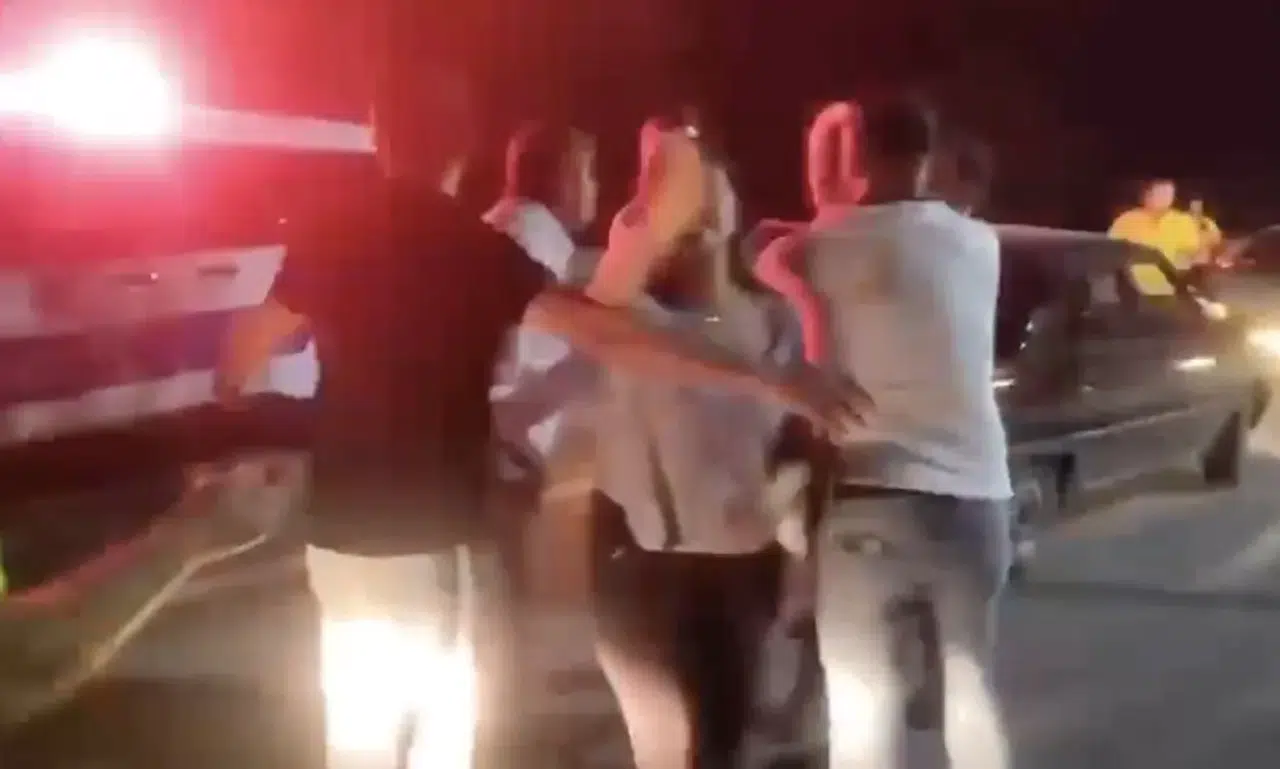 Alkollü Sürücünün Kızı Basın Mensubuna Saldırdı