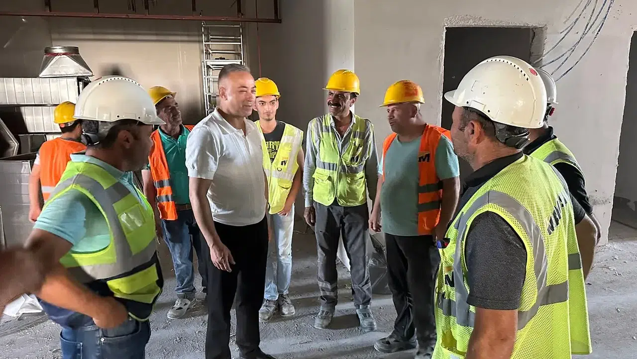 Tahtasız, Devlet Hastanesi İnşaatında İncelemelerde Bulundu