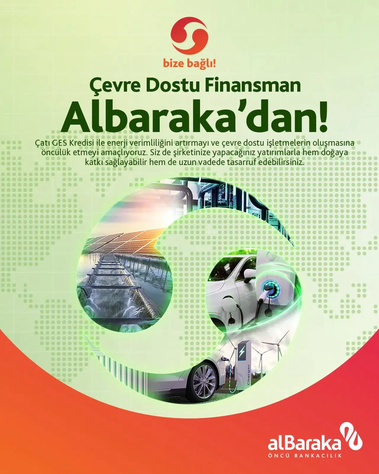 Albaraka Türk, çevre dostu finansman ürünleriyle sürdürülebilirliği destekliyor