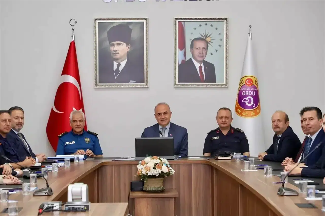 Ordu'da Güvenlik ve Asayiş Değerlendirme Toplantısı gerçekleştirildi
