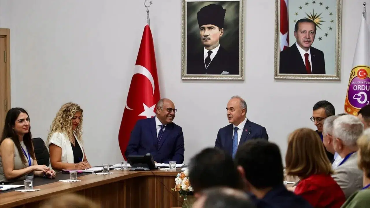 Birleşmiş Milletler ILO Türkiye Ofisi heyetinden Ordu Valisi Erol'a ziyaret