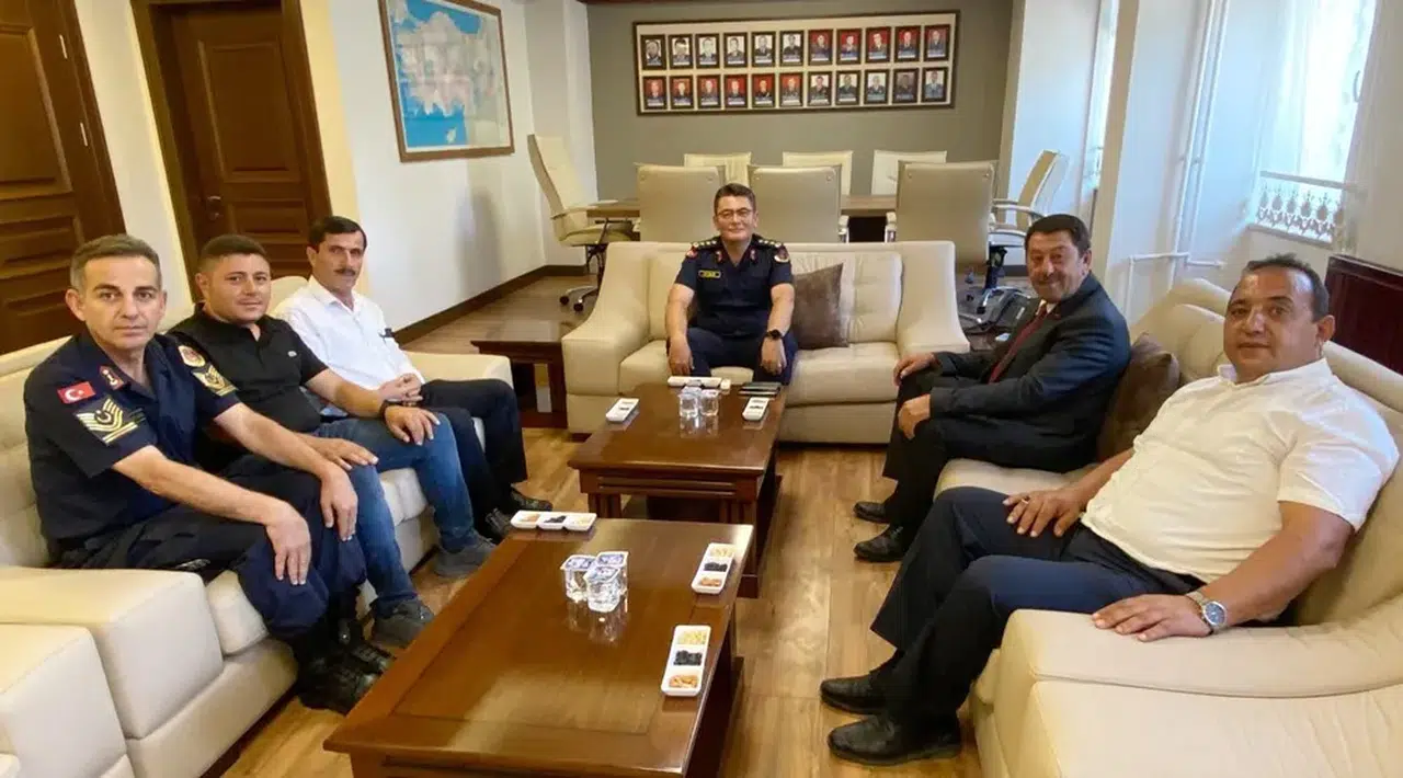 Şoförler Odası’ndan Komutana Ziyaret