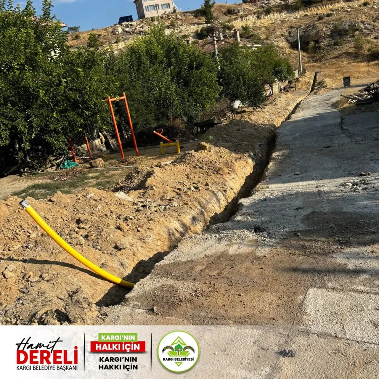 Kargı’da Doğalgaz Altyapı Çalışmaları Başladı
