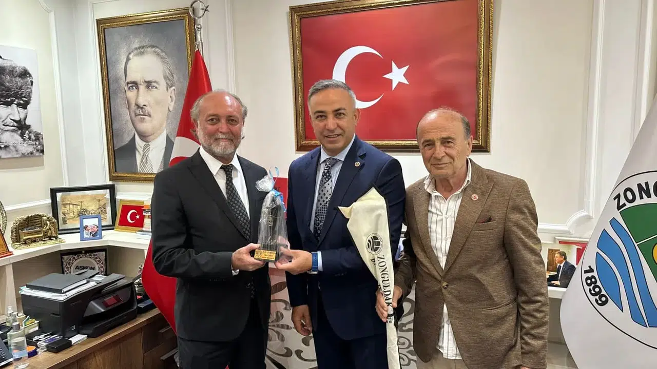 Tahtasız, Zonguldak Belediyesini Ziyaret Etti
