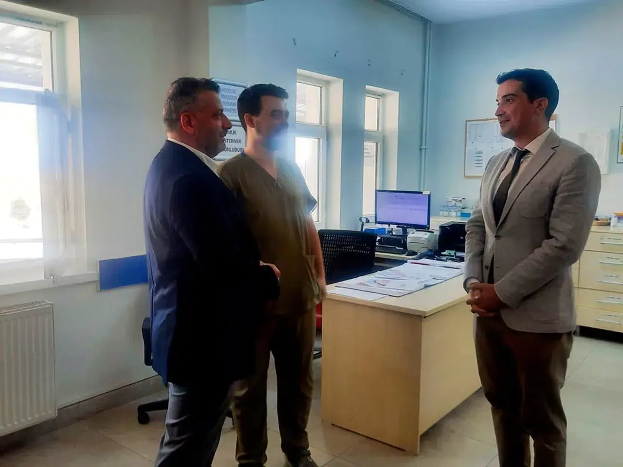Zehir’den Boğazkale Devlet Hastanesi'ne Ziyaret