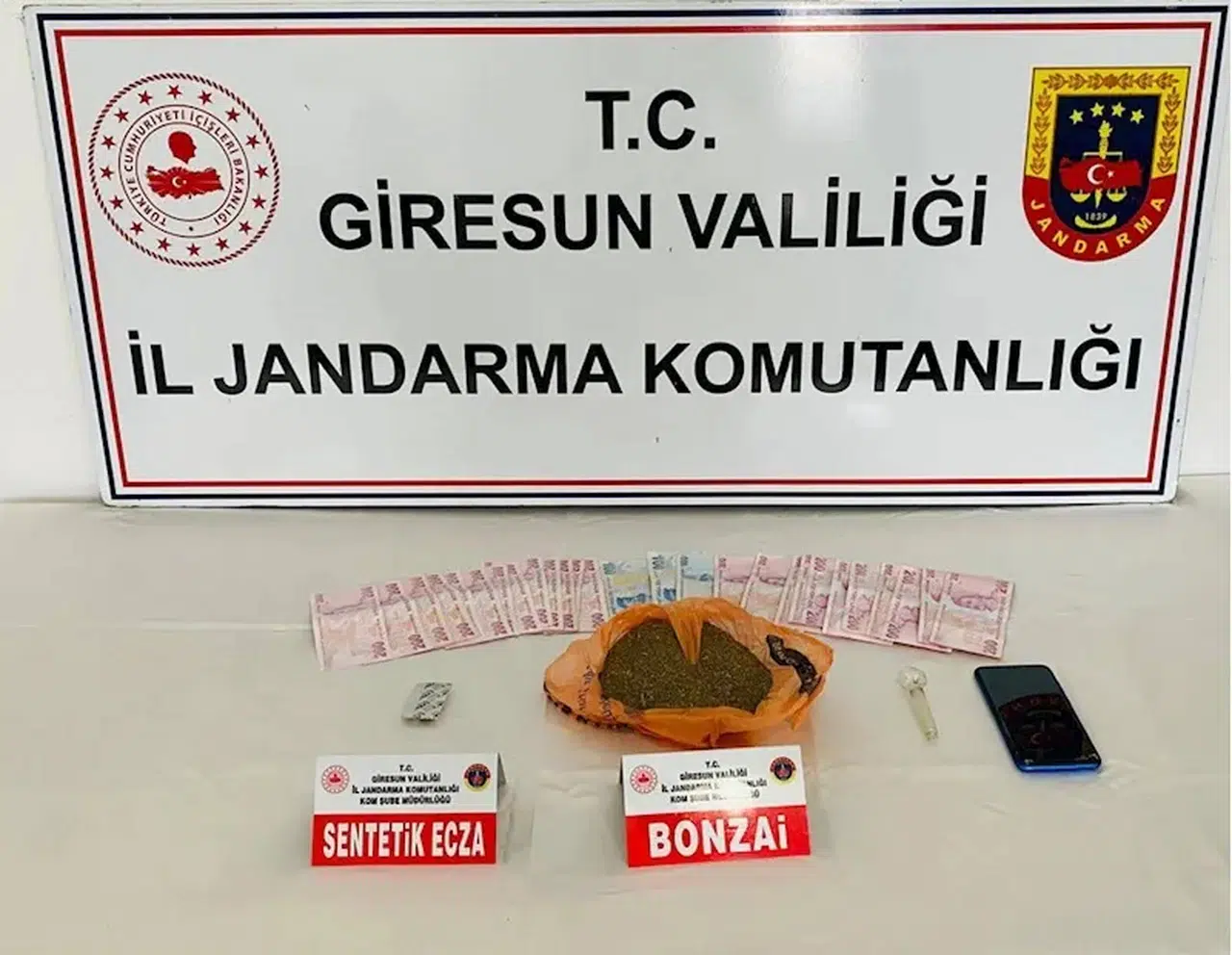 Giresun'da uyuşturucu operasyonunda 1 şüpheli tutuklandı