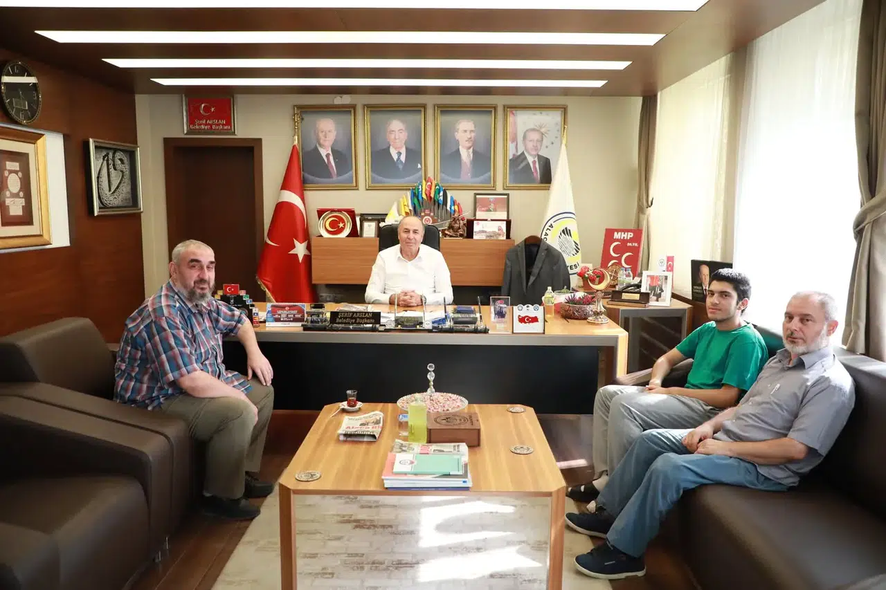 YKS Türkiye İkincisi, Başkan Arslan'ı Ziyaret Etti