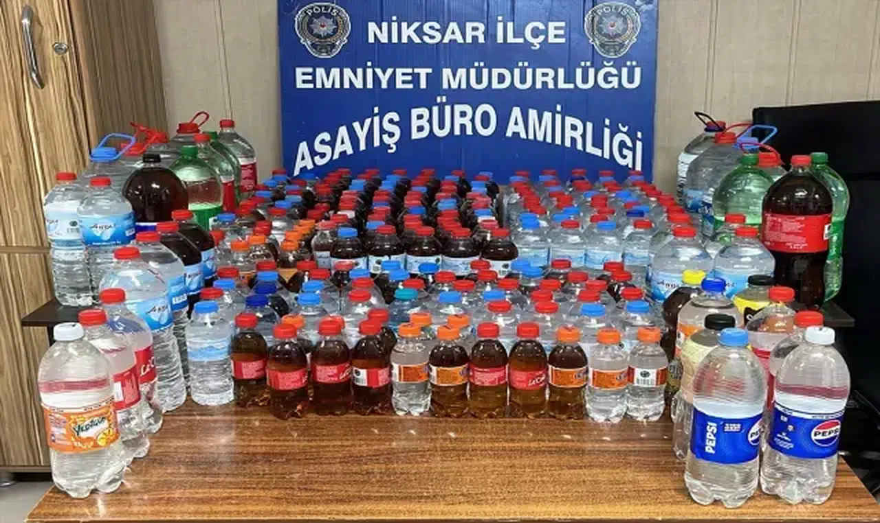 Tokat'ta sahte alkol ele geçirilen operasyonda yakalanan şüpheli tutuklandı