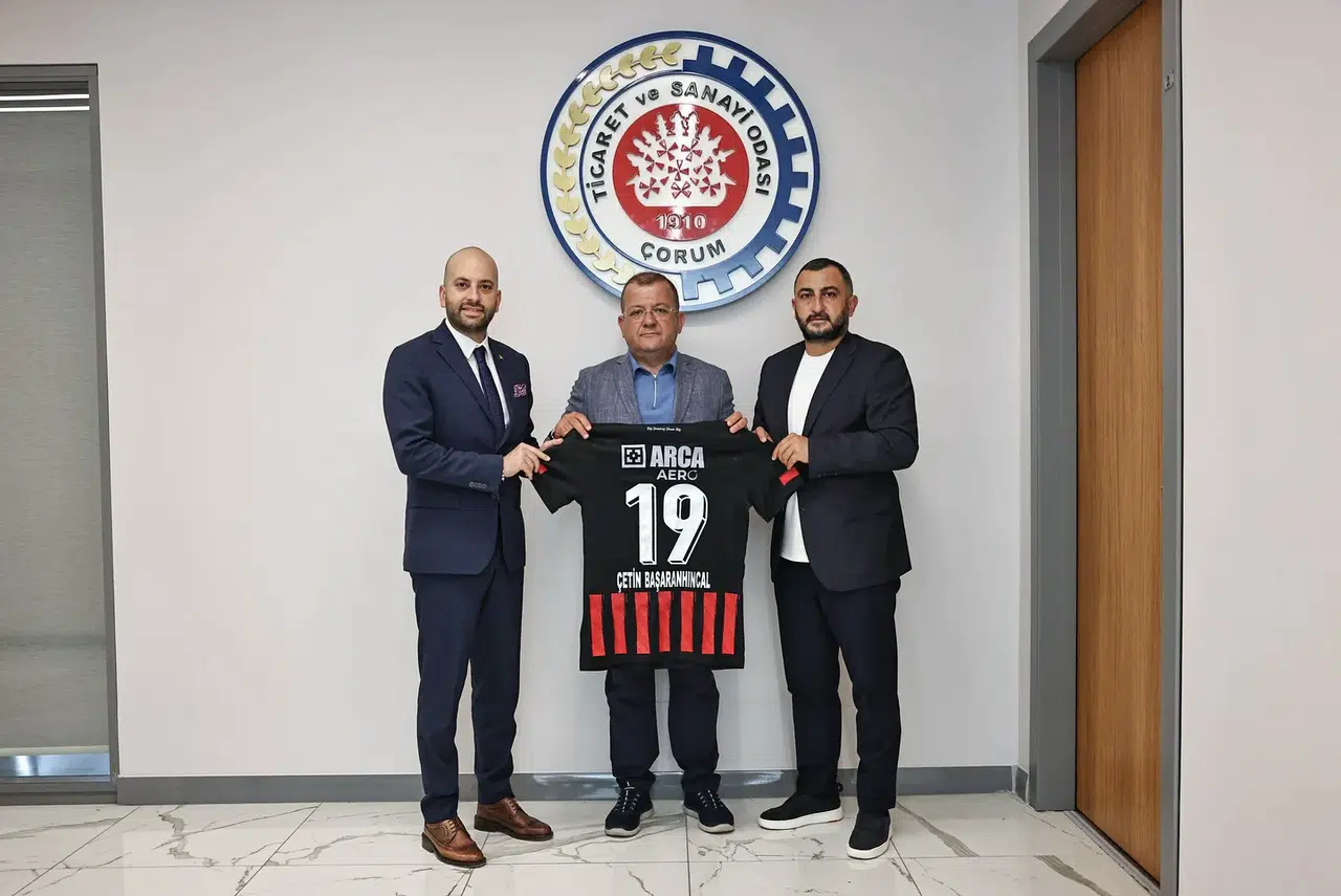 Arca Çorum FK Yönetiminden TSO’ya Ziyaret
