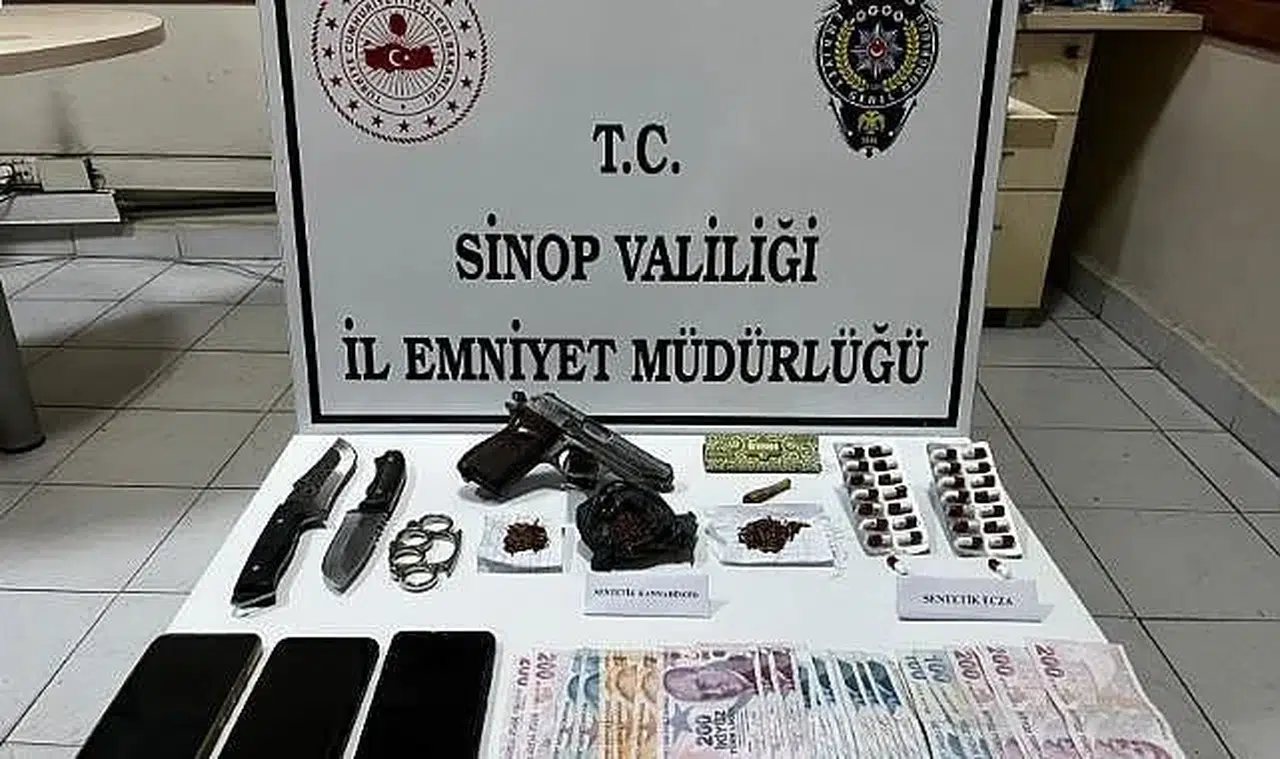 Sinop'ta uyuşturucu operasyonunda 2 şüpheli tutuklandı