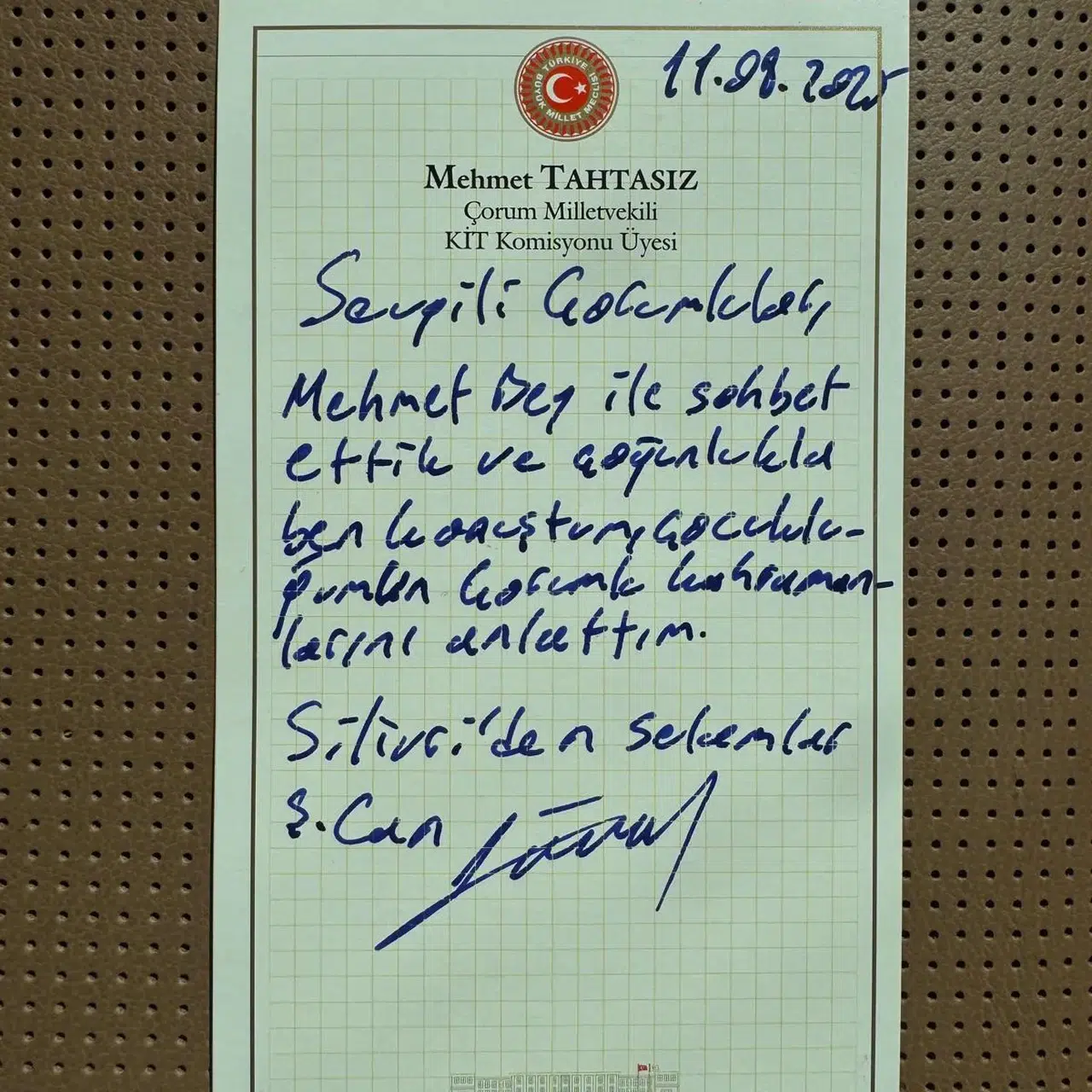 ‘Can Atalay’ın Çorum’a Selam Var’