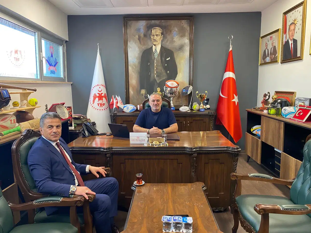 Gençlik ve Spor İl Müdürü Demirkıran'dan Ragbi Federasyonuna Ziyaret