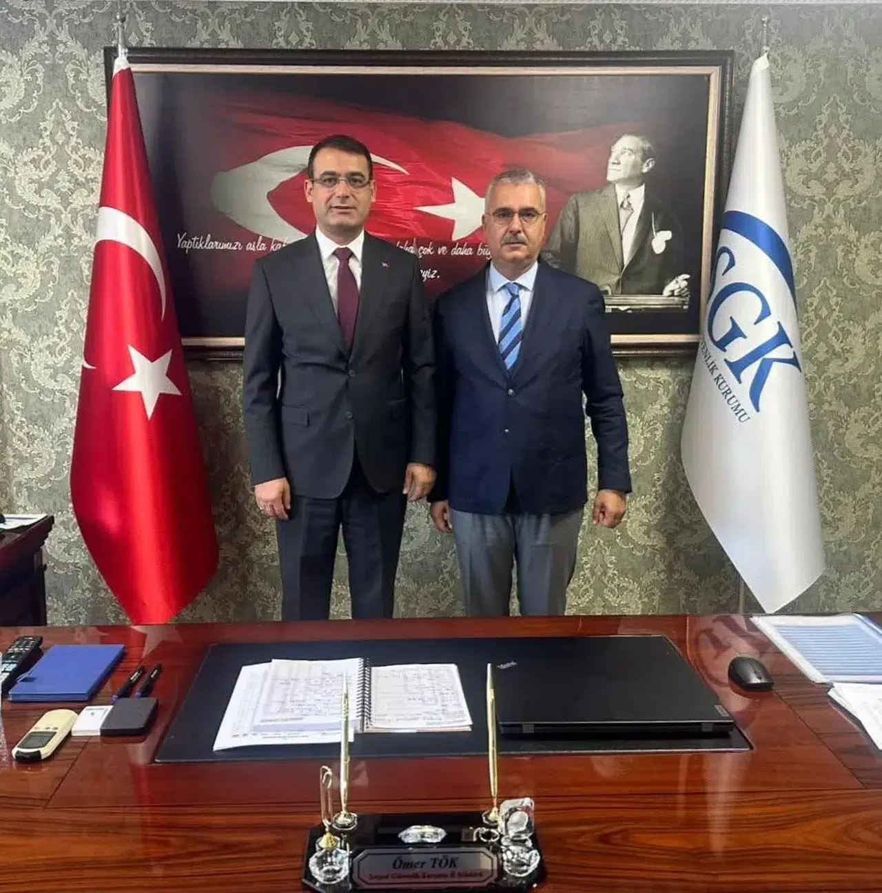 Ahlatcı, Ömer Tök’e Ziyaret