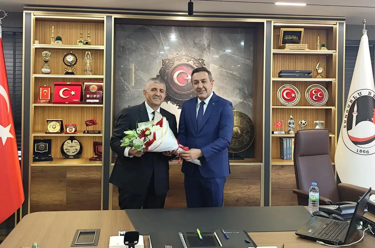 Dere, Çorumlu MHP İzmir İl Başkanını Ağırladı