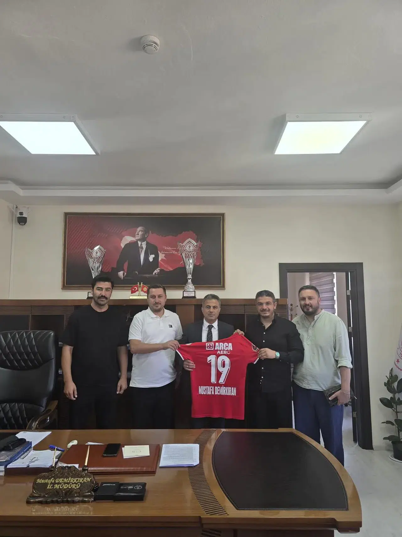 Demirkıran, Çorum FK Yöneticilerini Ağırladı