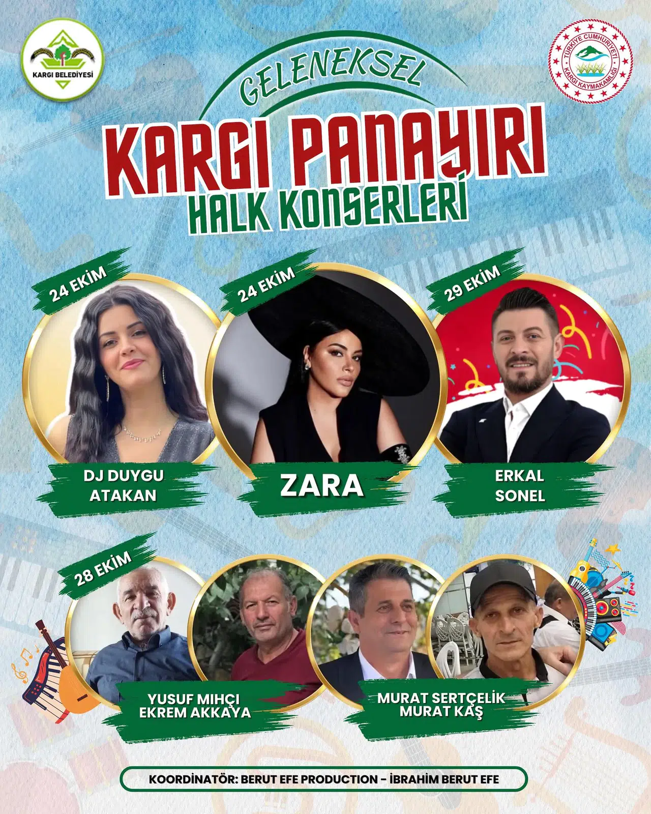 Kargı Panayırı'nın Konser Tarihleri Belli Oldu