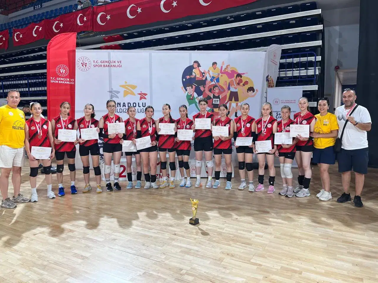 Çorum, Voleybolda Türkiye Dördüncüsü Oldu