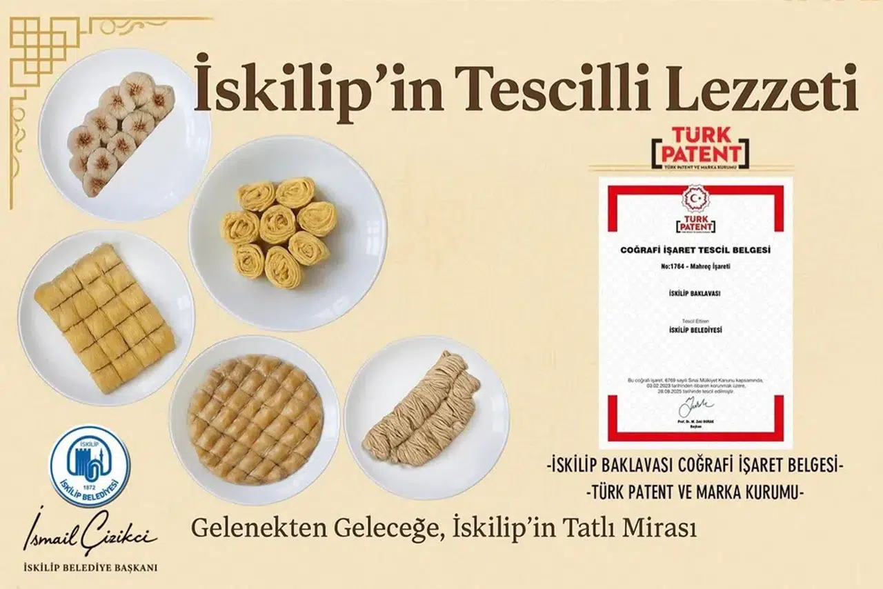 ‘İskilip Baklavası’ Coğrafi İşaretle Tescillendi