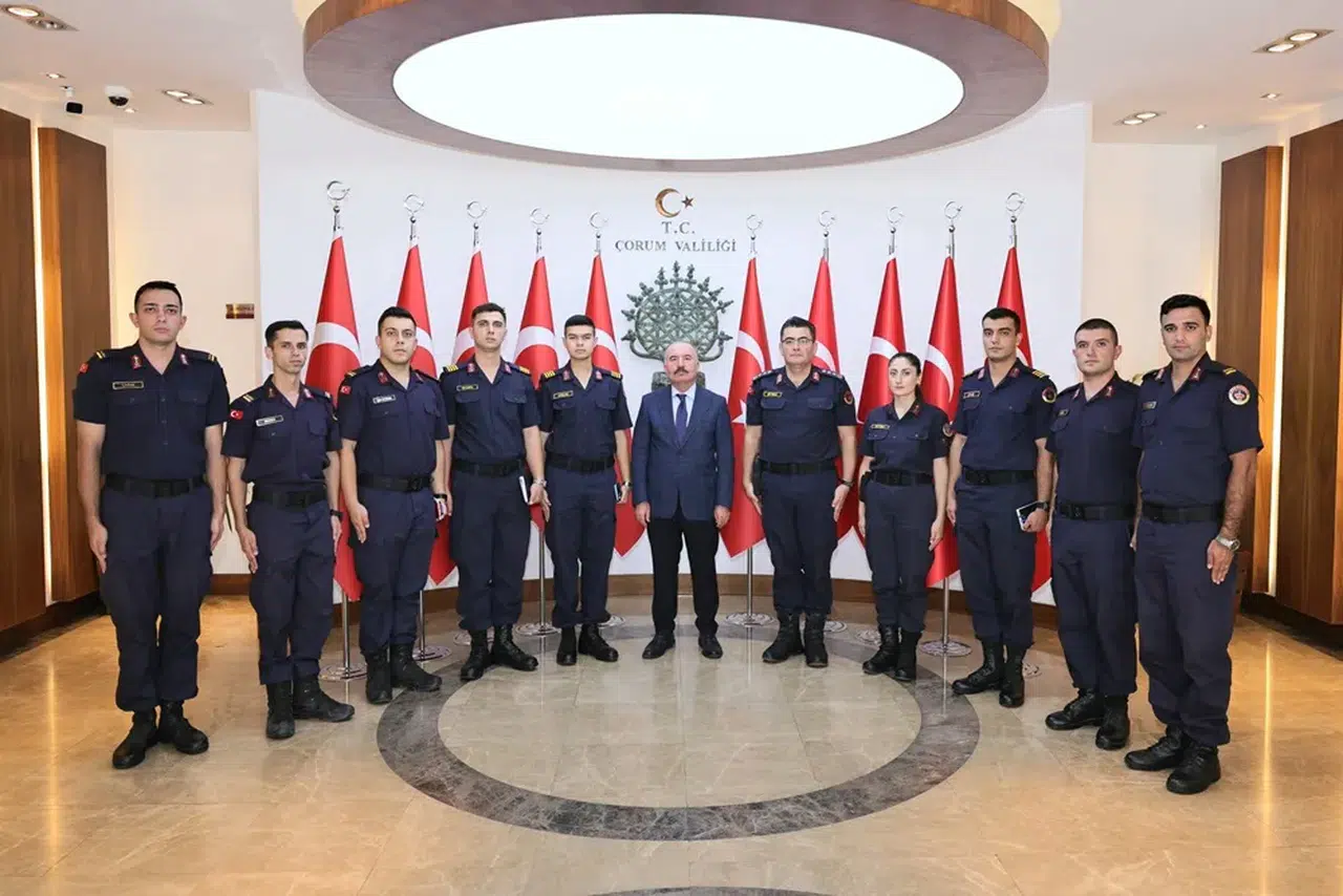 Çalgan, Stajyer Subay Öğrencilerini Kabul Etti
