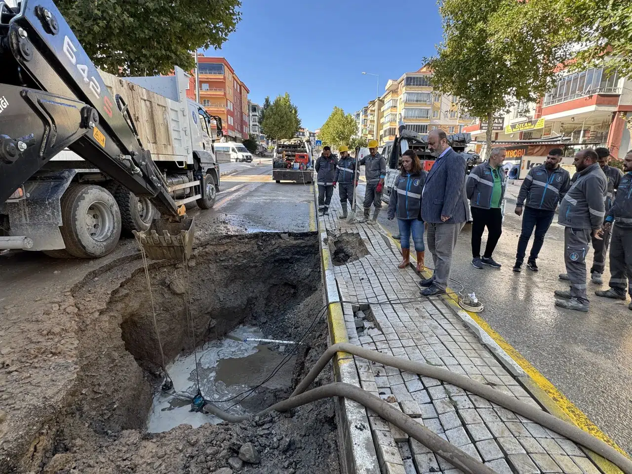 Ana İsale Hattındaki Arızaya Anında Müdahale