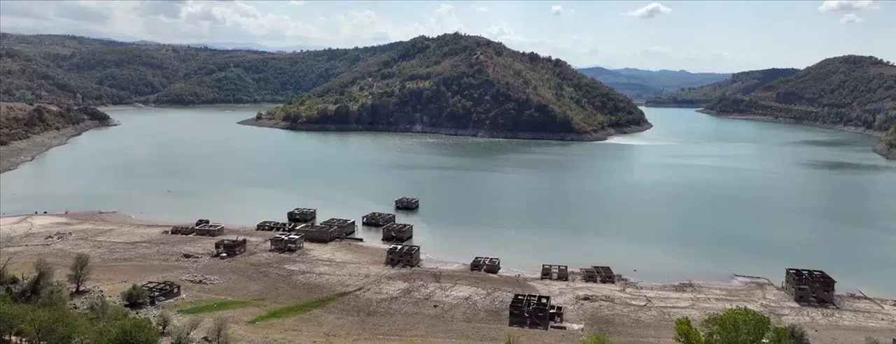 Kızılcapınar Barajı'nda su seviyesi 100 kotun altına indi