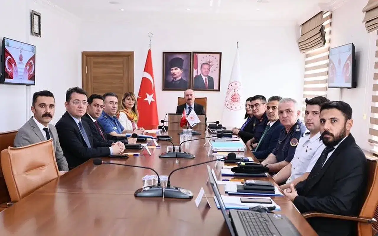 Demirkıran da Güvenlik Toplantısına Katıldı