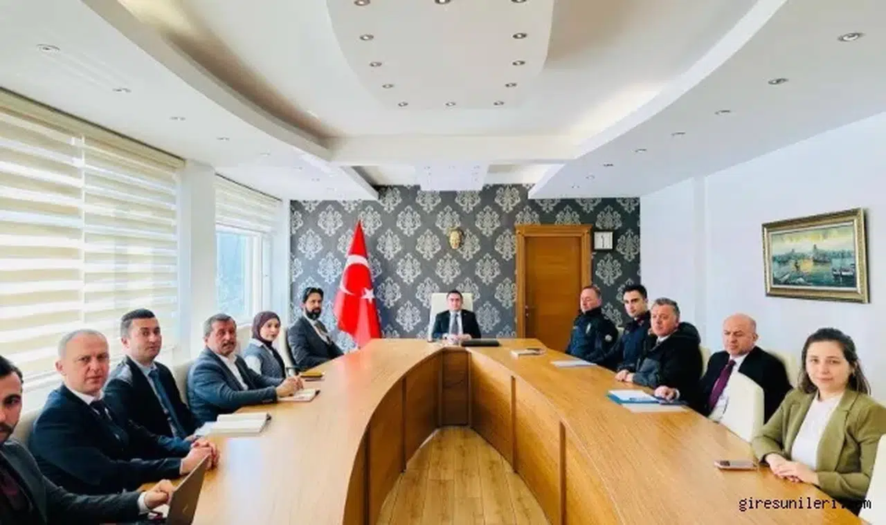 Espiye'de "Çocuk Koruma İlçe Koordinasyon Kurulu" toplantısı yapıldı