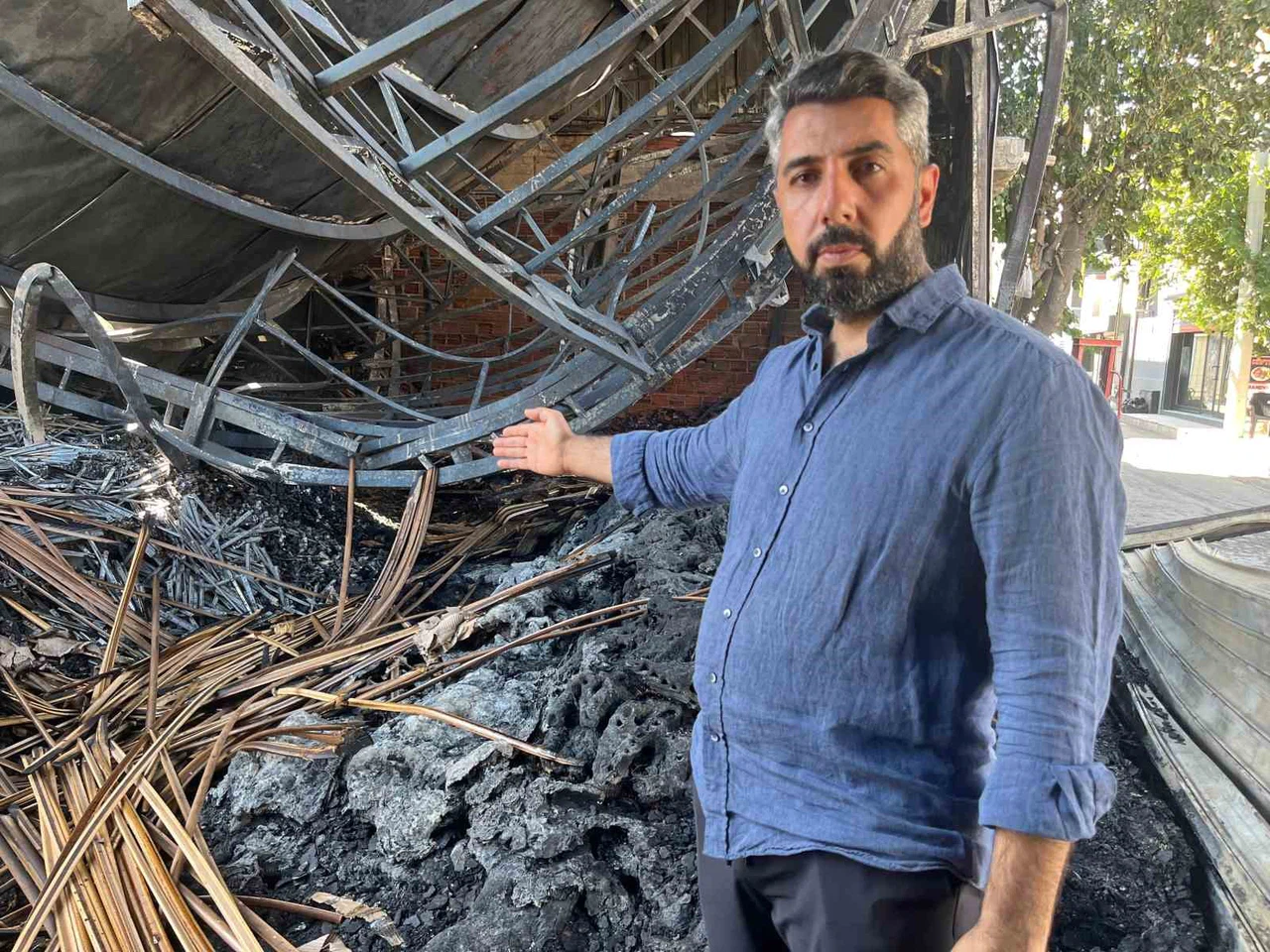 Buca’da çöp yangını: 30 milyon lira zarar