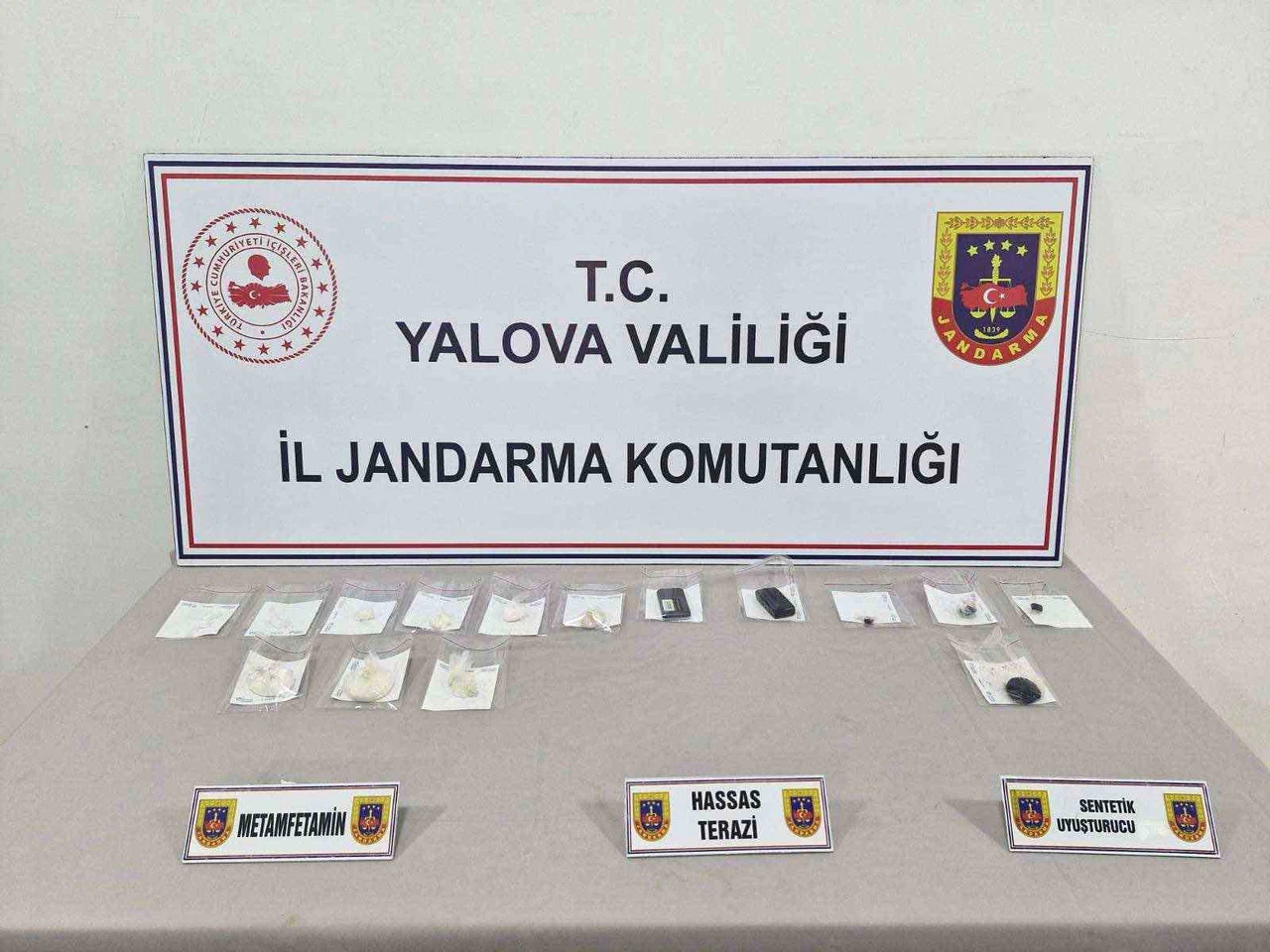 Yalova’da uyuşturucu operasyonunda 1 tutuklama