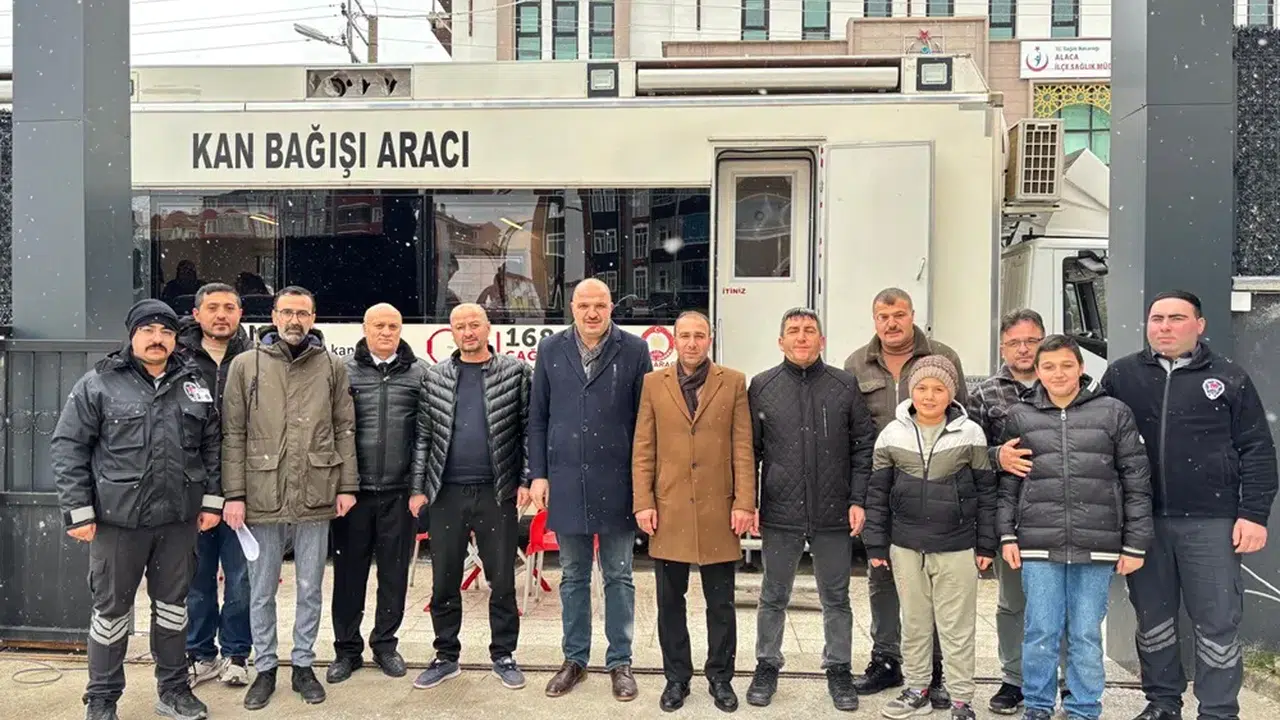 Kızılay Alaca'da 58 Ünite Kan Bağışı Topladı