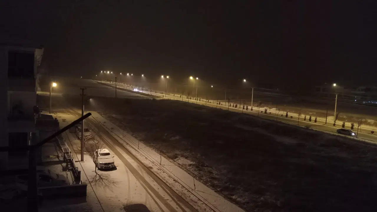 Önce Sis Sonra Kar; Şehir Beyaza Büründü