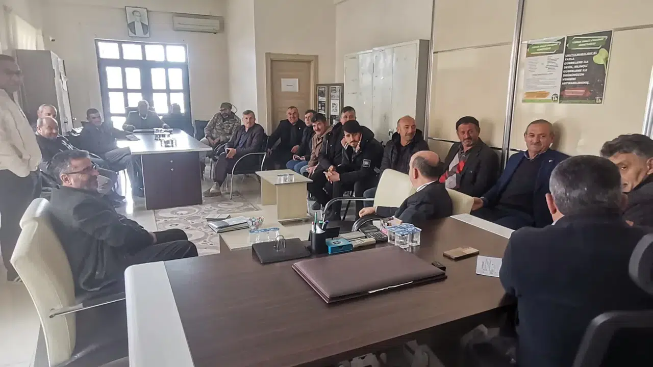 Çeltik Üretimi İçin Muhtarlarla İstişare