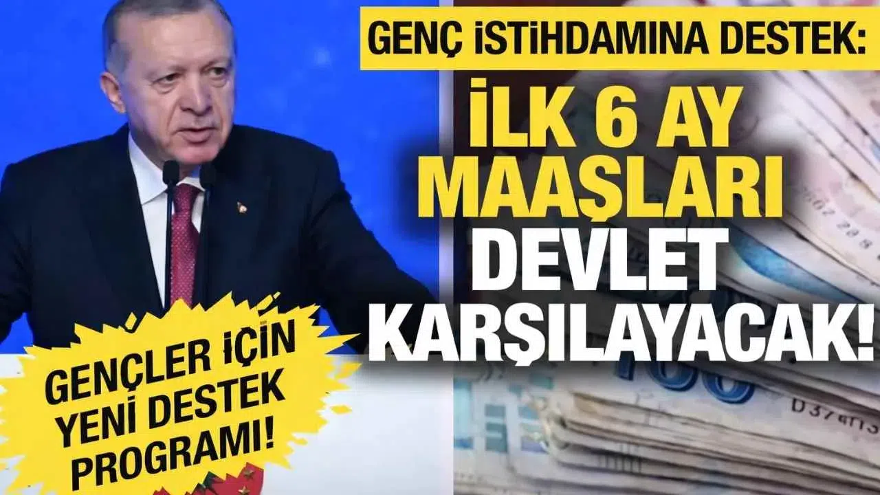 Gençlere müjde, işverene dev destek: İlk 6 ay maaşınız devletten