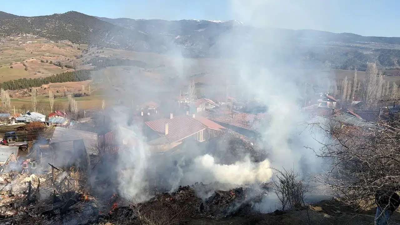 Alevler Önüne Geleni Yuttu