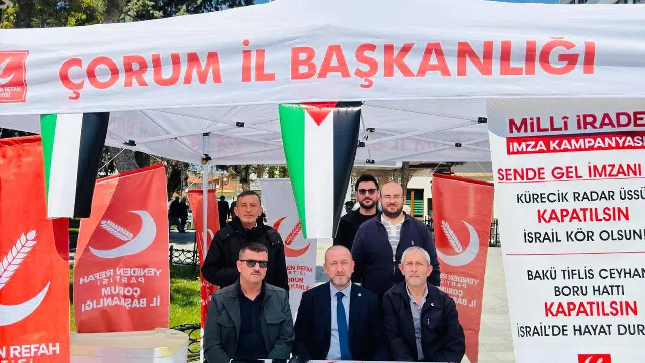 Yeniden Refah Partisi İmza Kampanyası Başlattı