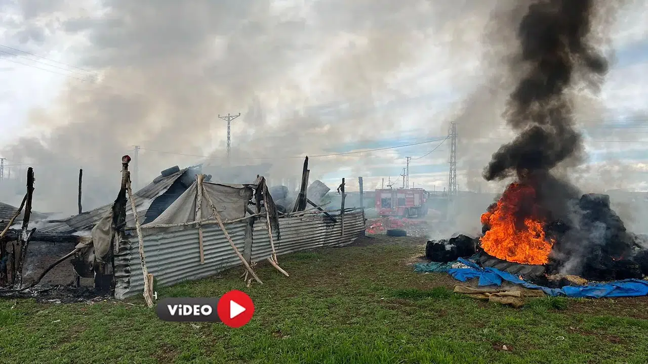 Ağıl ve Balyalar Küle Döndü