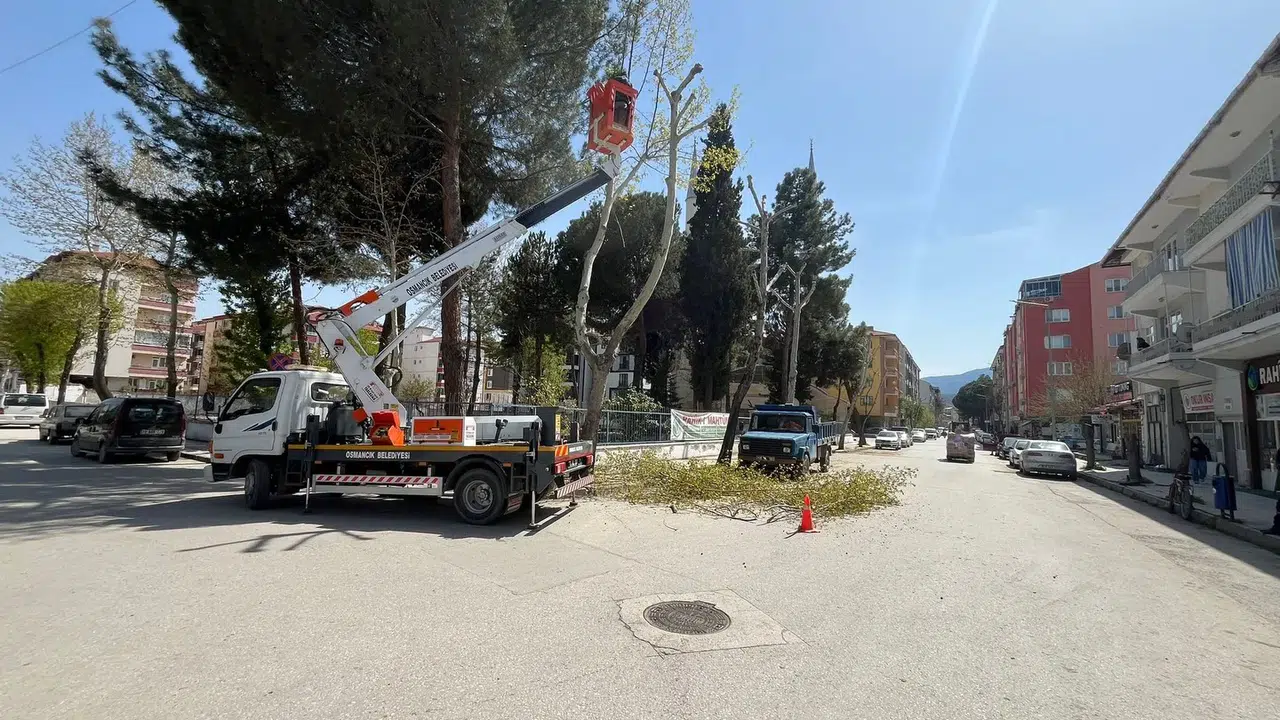 Osmancık'ta Park ve Bahçe Ekiplerinden Bahar Mesaisi