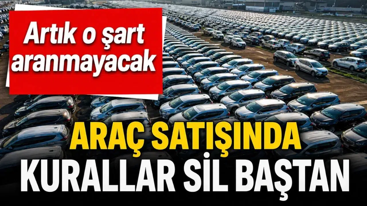 Araç satışında yeni dönem başladı: O şart resmen kaldırıldı
