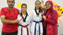 Yaren ve Yağmur’dan Madalya