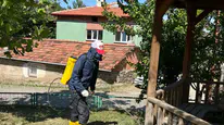 Uğurludağ'da Park ve Bahçelerde İlaçlama Mesaisi