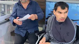 Şehit Eren Bülbül Gençlik Merkezi'nden engelli babası Doğan'a sürpriz