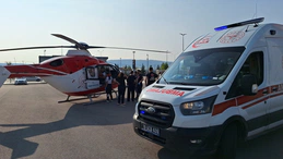 Ambulans Helikopter 2 Aylık Bebek İçin Havalandı